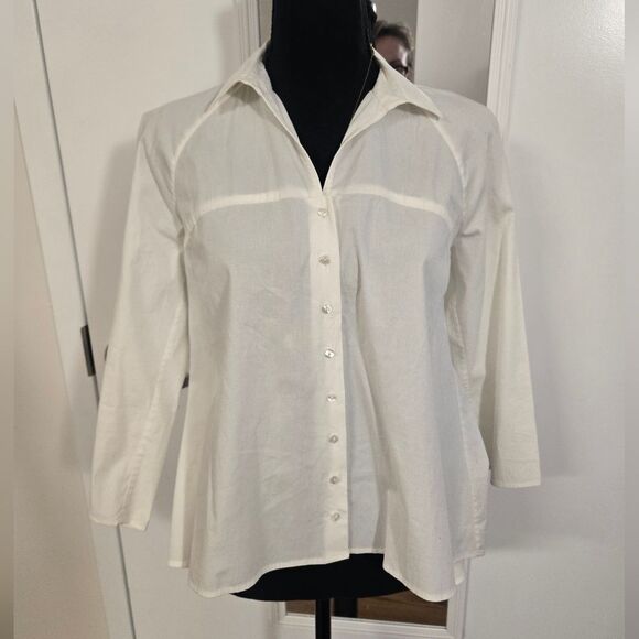 Anne Fontaine Open Back Blouse - Picture 7 of 14